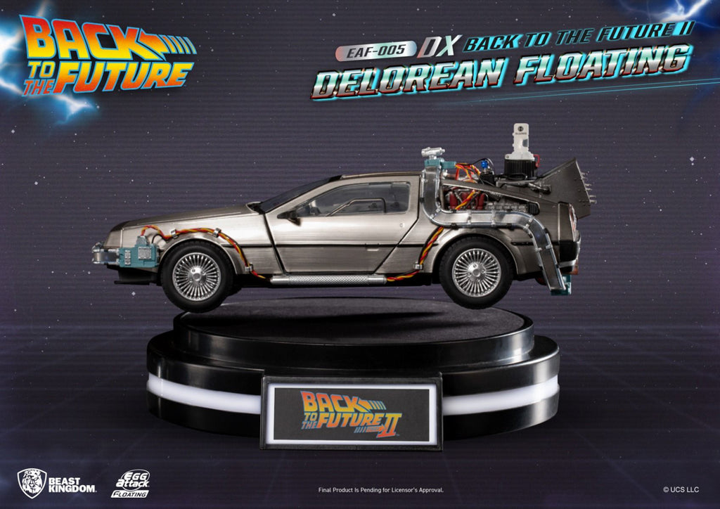 Figura DeLorean Floating Deluxe Version - Back to the Future II - Egg Attack - Beast Kingdom