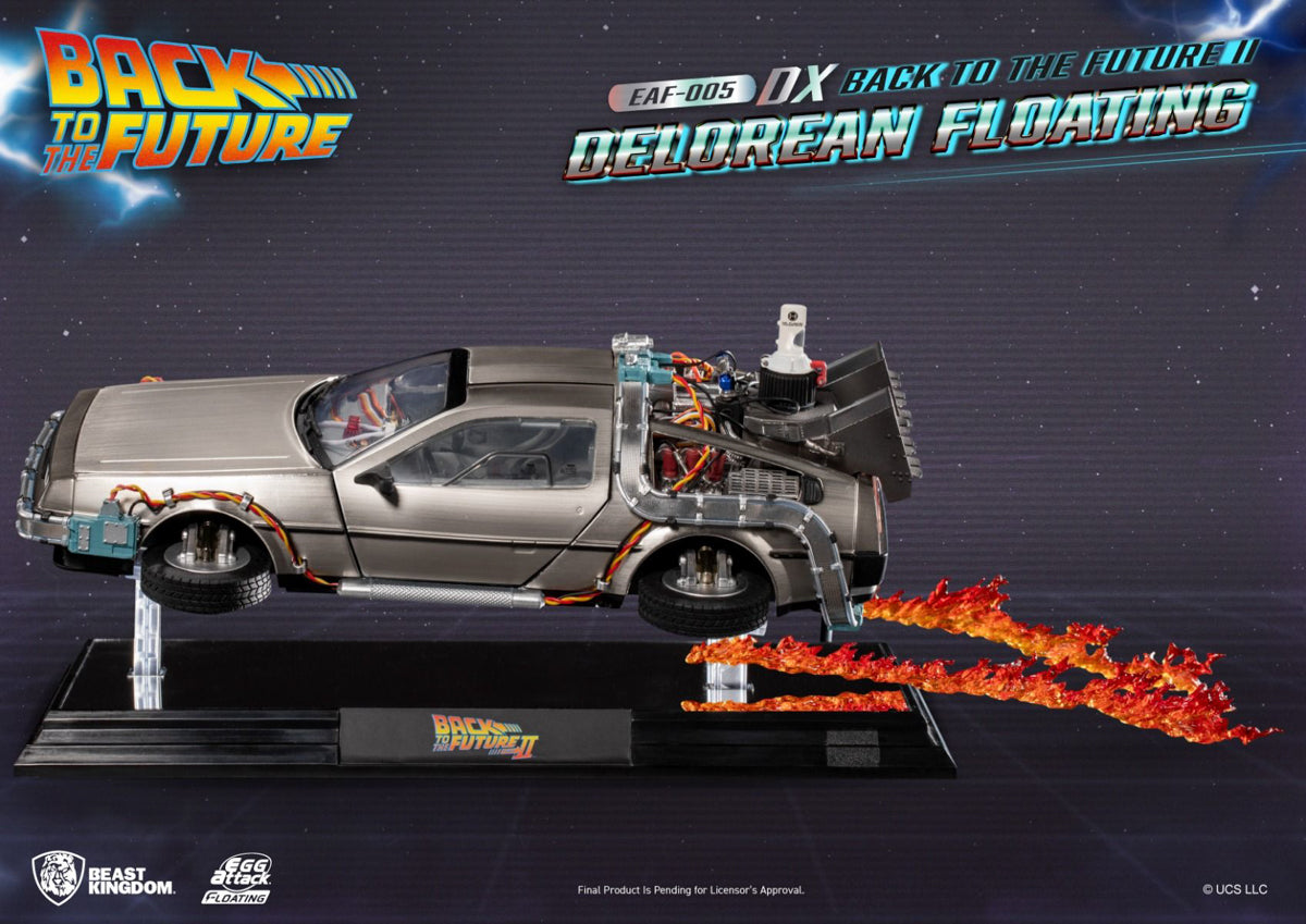 Figura DeLorean Floating Deluxe Version - Back to the Future II