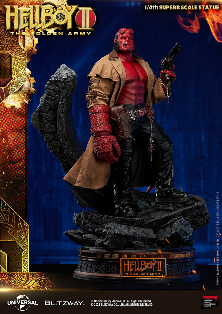 Estátua HellBoy - HellBoy II Golden Army - 1/4 Scale - Blitzway