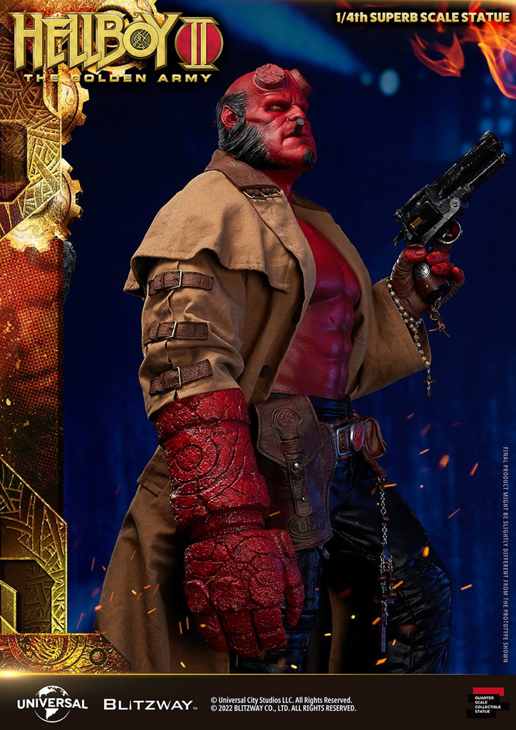 Estátua HellBoy - HellBoy II Golden Army - 1/4 Scale - Blitzway