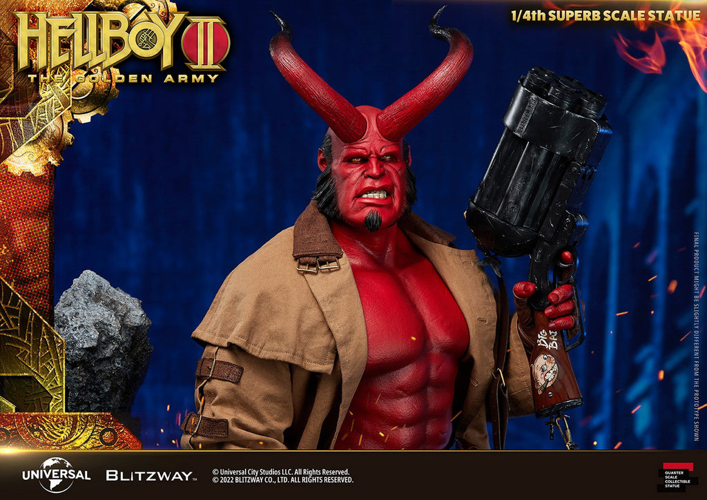 Estátua HellBoy - HellBoy II Golden Army - 1/4 Scale - Blitzway