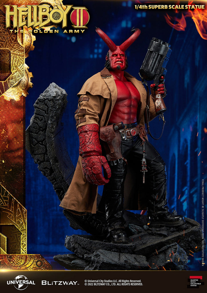 Estátua HellBoy - HellBoy II Golden Army - 1/4 Scale - Blitzway
