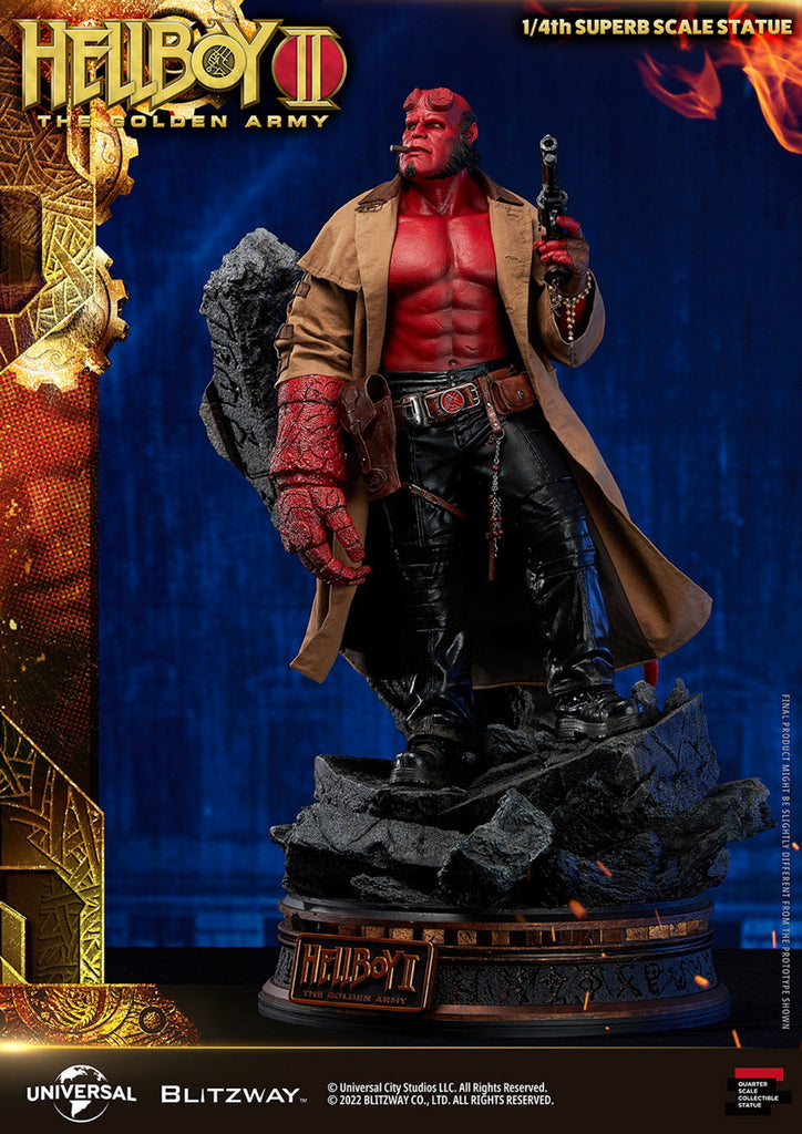 Estátua HellBoy - HellBoy II Golden Army - 1/4 Scale - Blitzway