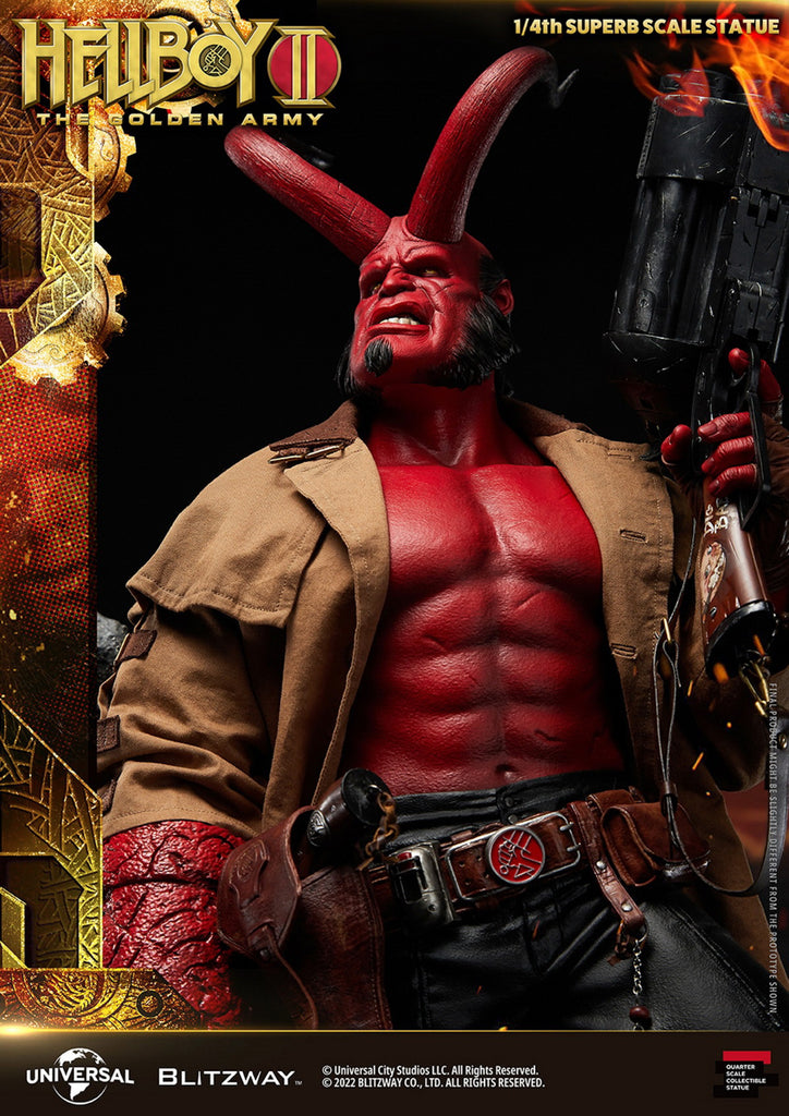 Estátua HellBoy - HellBoy II Golden Army - 1/4 Scale - Blitzway