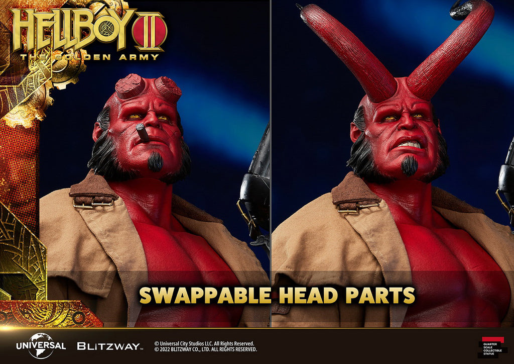 Estátua HellBoy - HellBoy II Golden Army - 1/4 Scale - Blitzway