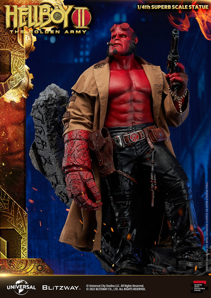 Estátua HellBoy - HellBoy II Golden Army - 1/4 Scale - Blitzway