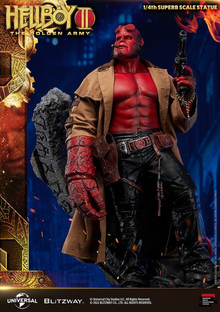 Estátua HellBoy - HellBoy II Golden Army - 1/4 Scale - Blitzway