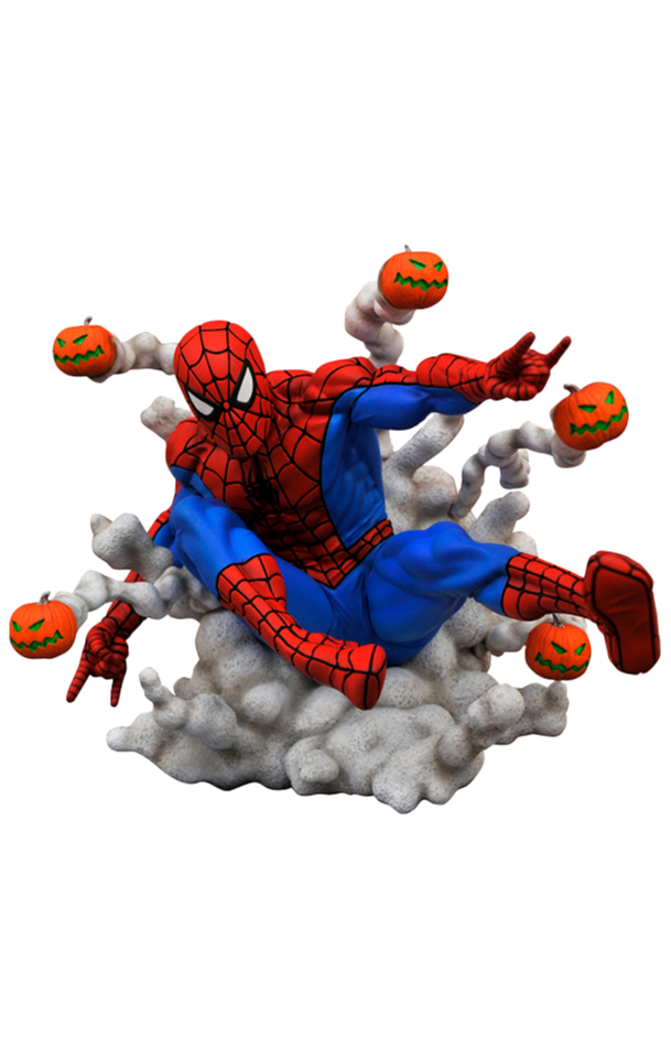 Estátua Pumpkin Bomb Spider-Man - Marvel Comics - Marvel Gallery - Diamond Collectibles