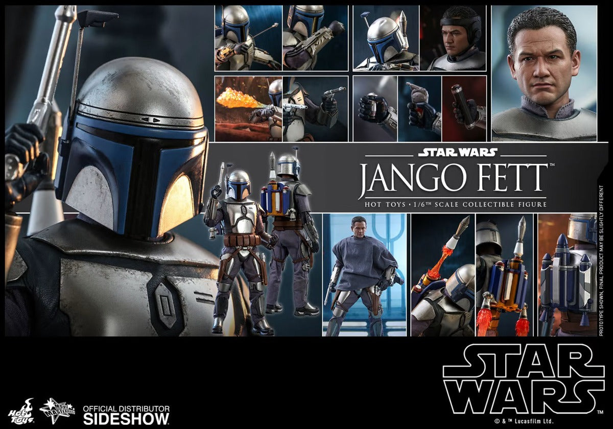 Figura Jango fett - Star Wars - Sixth Scale - Hot Toys – Iron