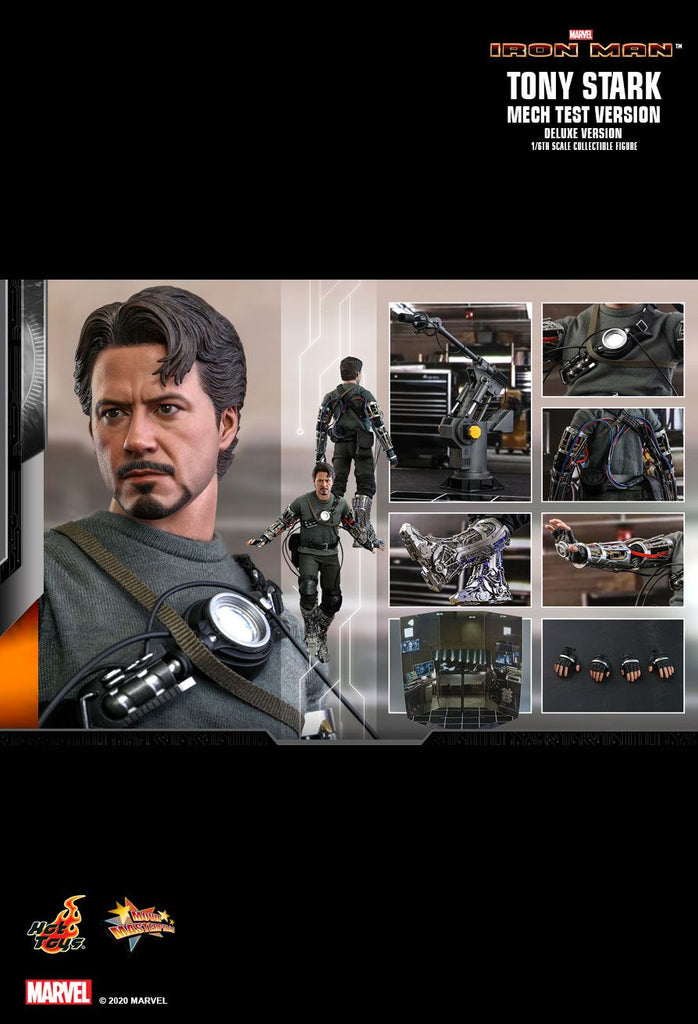 Figura Tony Stark Mech Test Version Deluxe - Marvel - Sixth Scale - Hot Toys