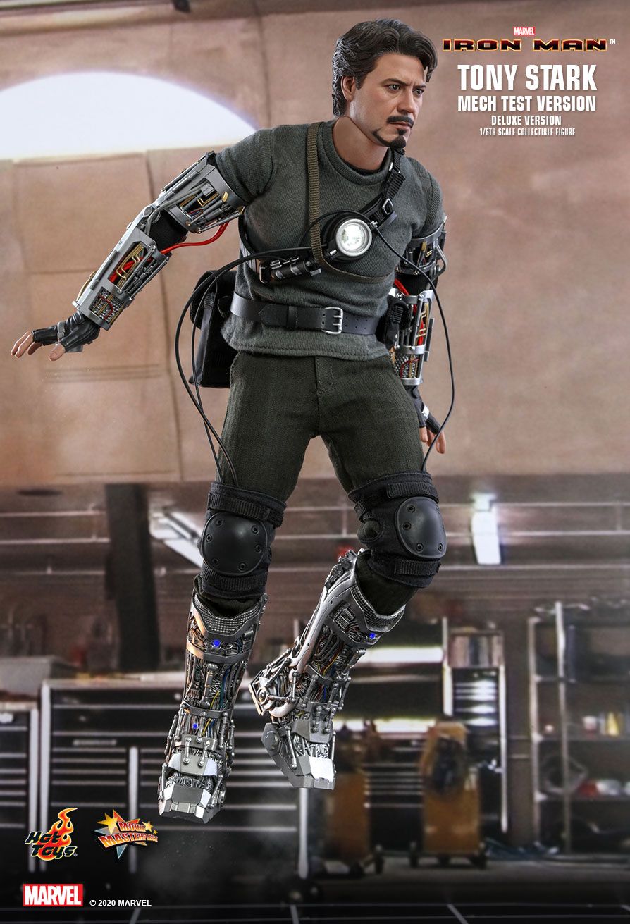 Figura Tony Stark Mech Test Version Deluxe - Marvel - Sixth Scale - Hot Toys