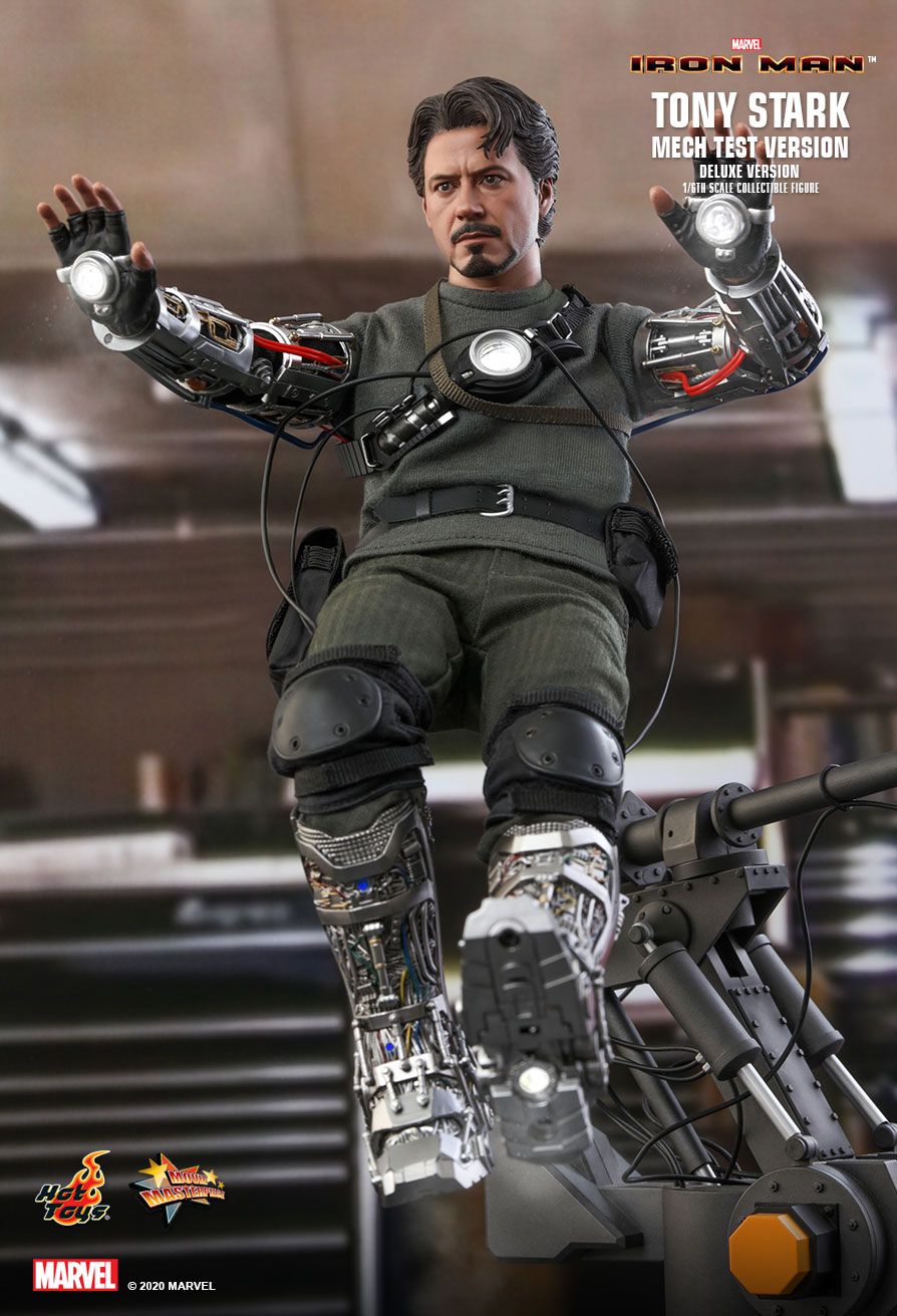 Figura Tony Stark Mech Test Version Deluxe - Marvel - Sixth Scale - Hot Toys