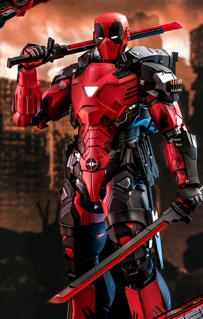 Figura Armorized Deadpool Diecast - Marvel - Sixth Scale - Hot Toys