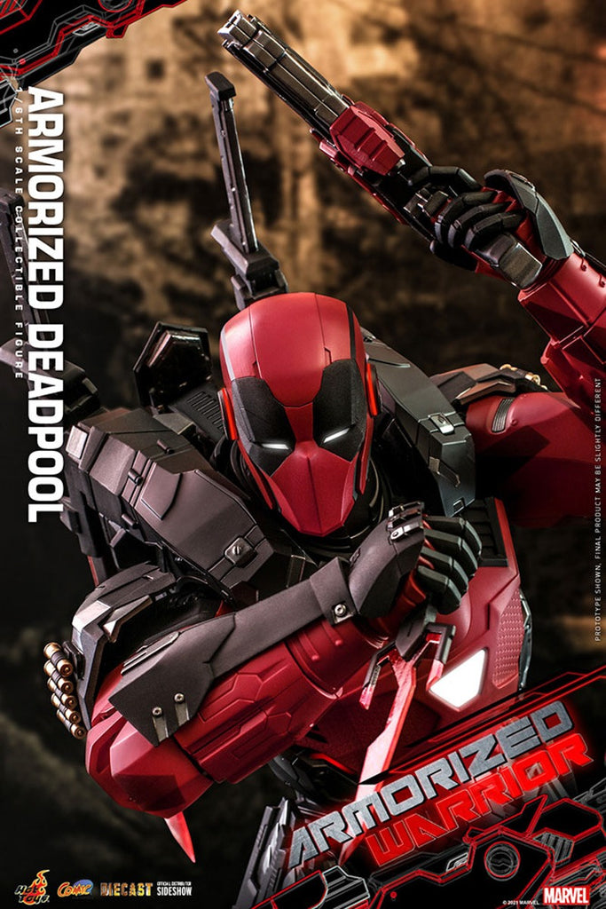 Figura Armorized Deadpool Diecast - Marvel - Sixth Scale - Hot Toys
