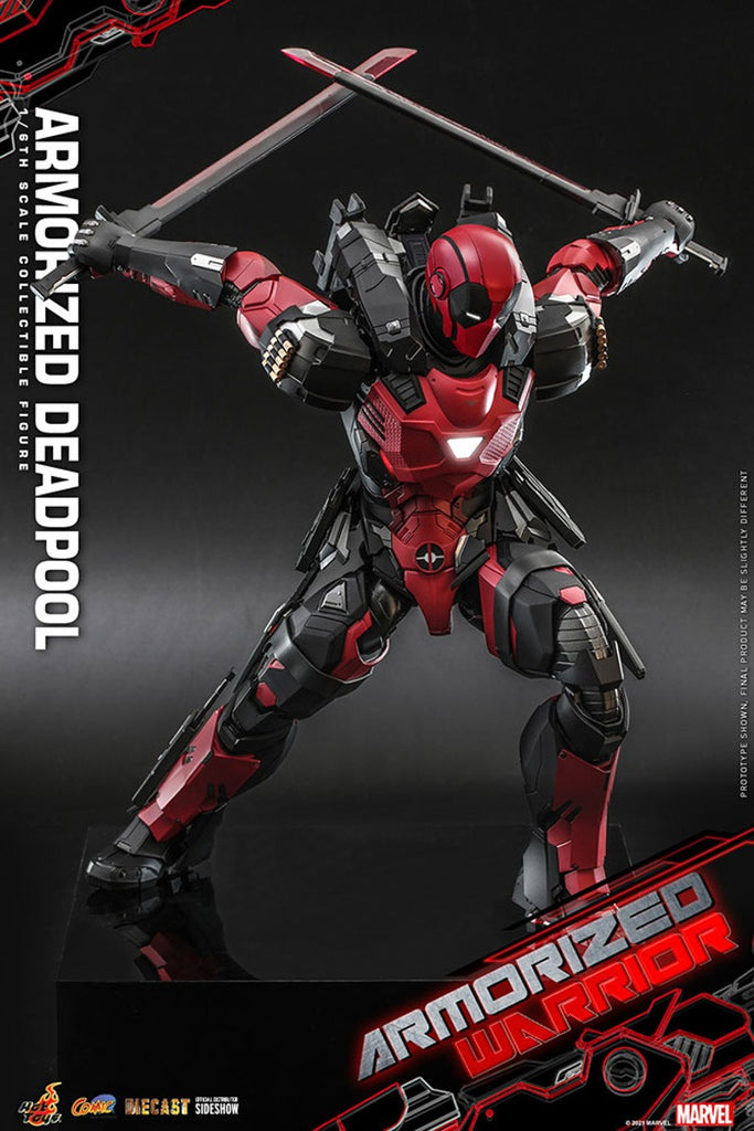 Figura Armorized Deadpool Diecast - Marvel - Sixth Scale - Hot Toys