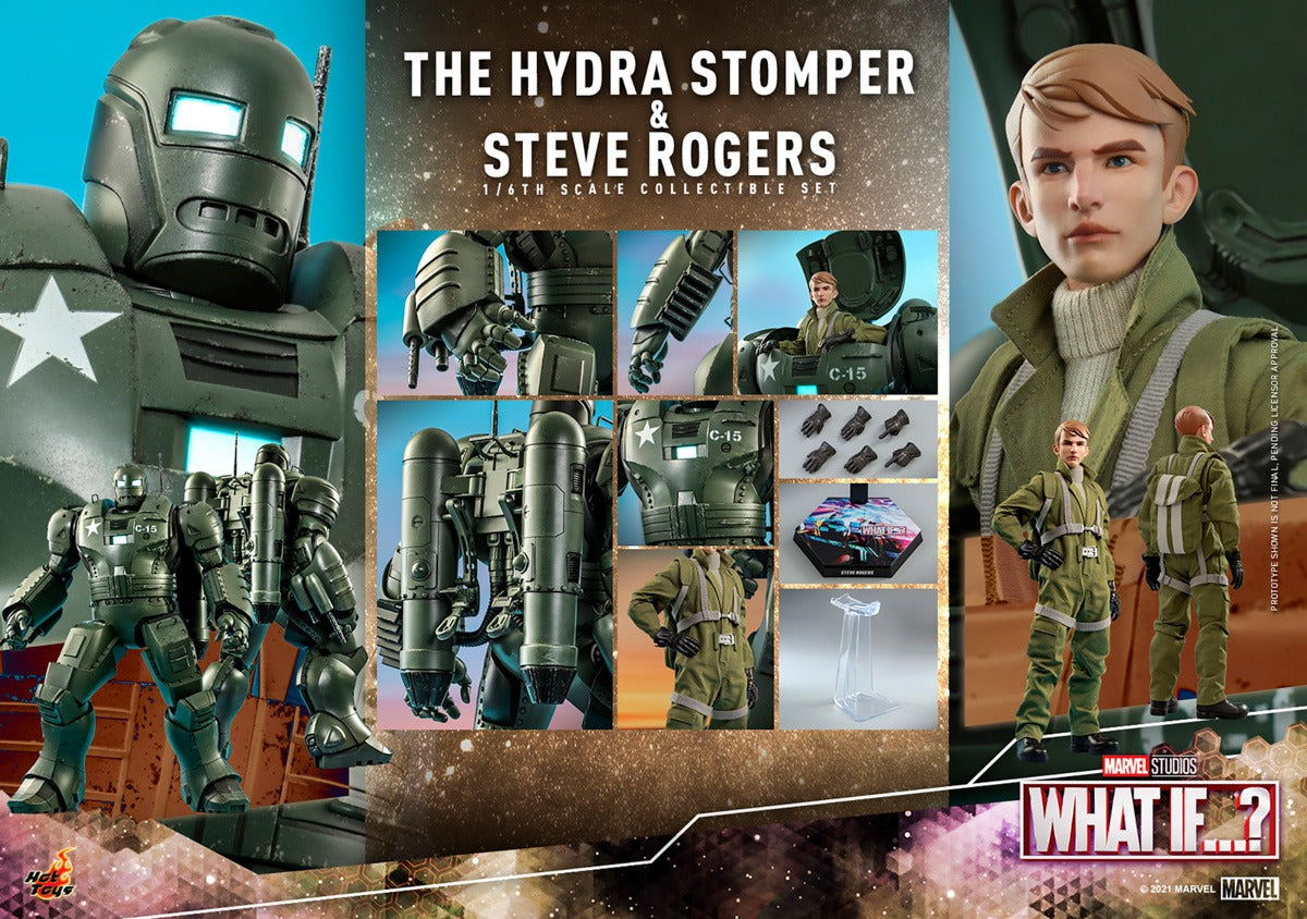 Figura Steve Rogers and Hydra Stomper - What if - Sixth Scale