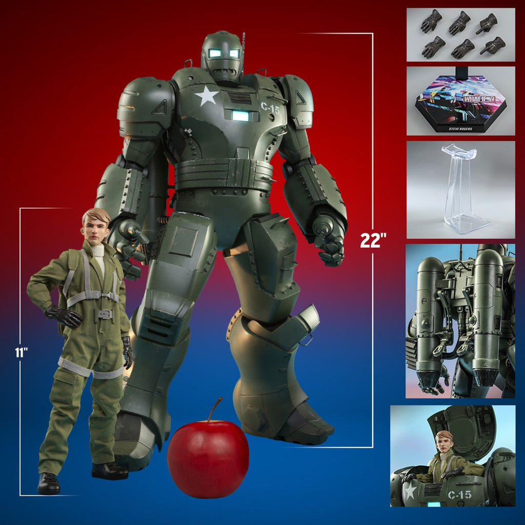 Figura Steve Rogers and Hydra Stomper - What if... - Sixth Scale - Hot Toys
