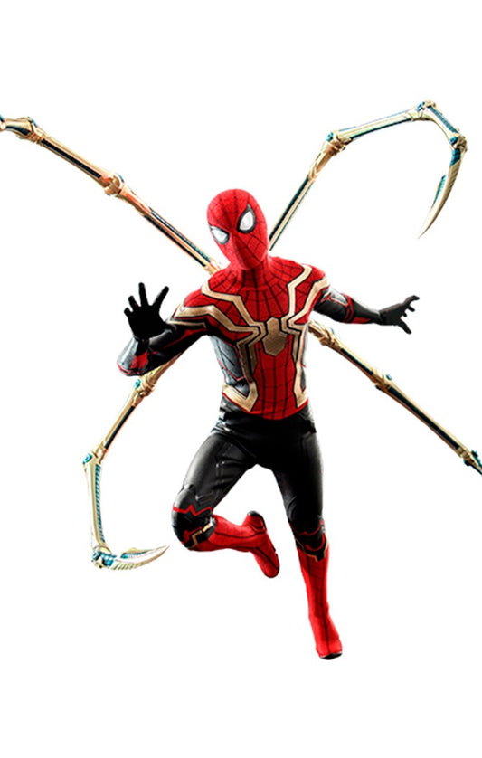 Figura Homem Aranha Integrated Suit - Homem Aranha Sem Volta para Casa - Sixth Scale - Hot Toys