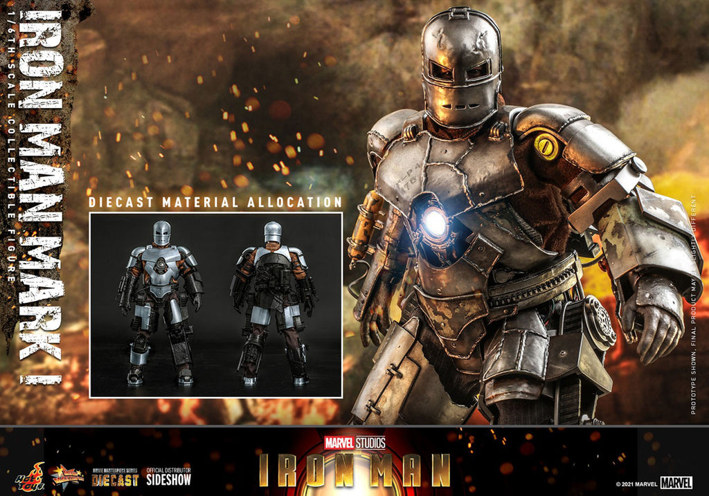 Figura Homem de Ferro Mark I - Iron Man - Sixth Scale - Hot Toys