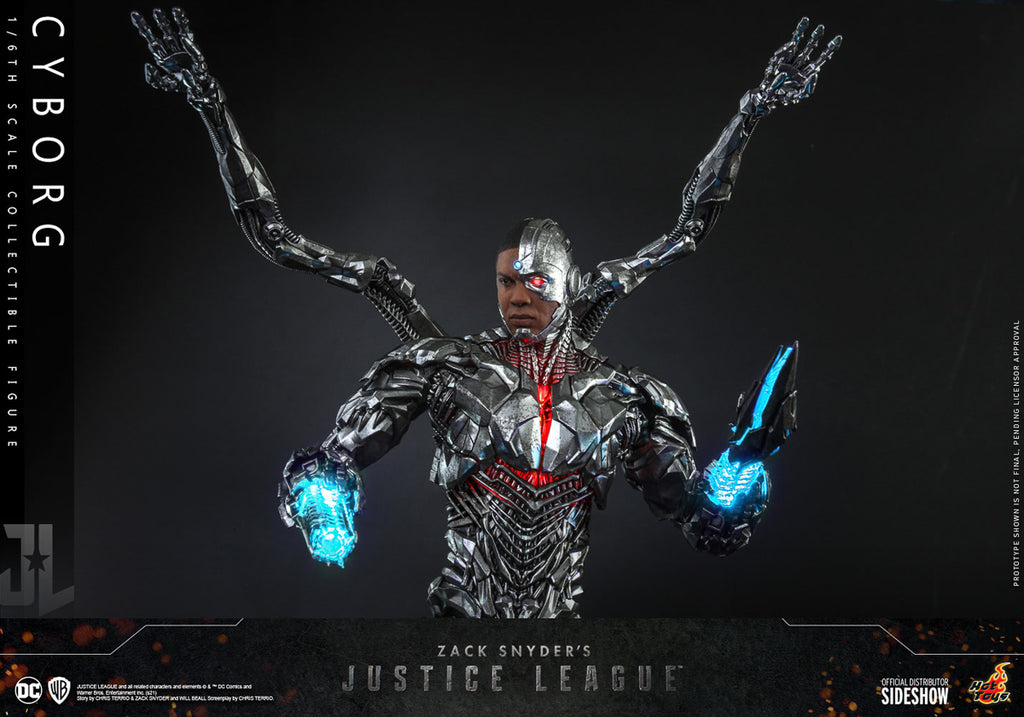 Figura Cyborg - Liga da Justiça de Zack Snyder - Sixth Scale - Hot Toys