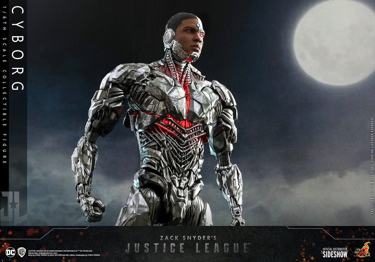 Figura Cyborg - Liga da Justiça de Zack Snyder - Sixth Scale - Hot