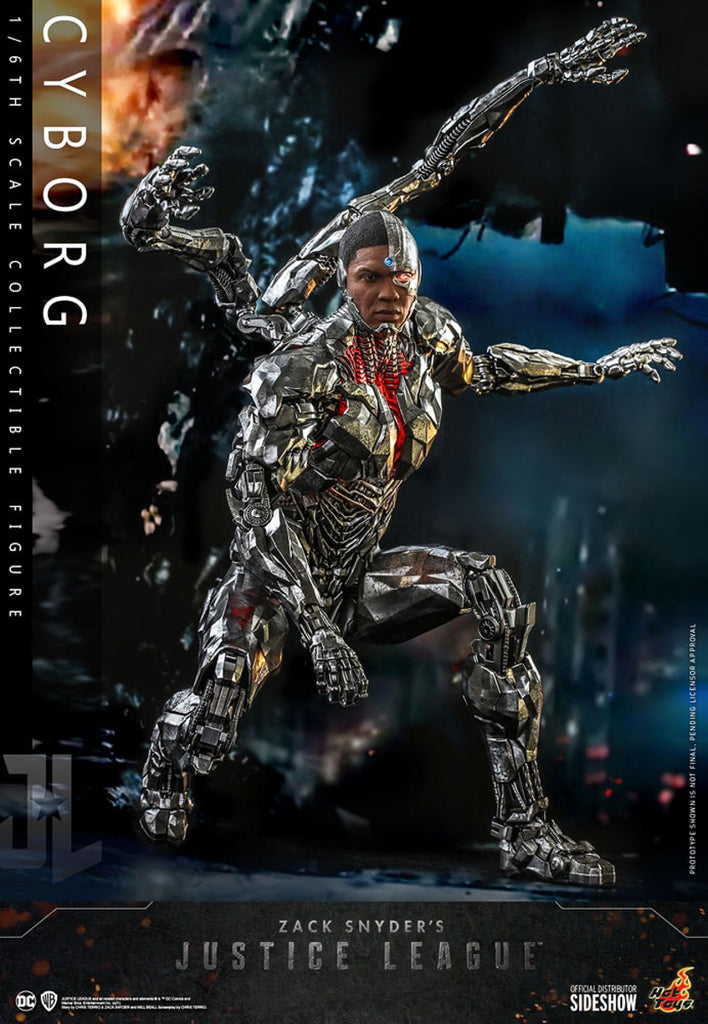 Figura Cyborg - Liga da Justiça de Zack Snyder - Sixth Scale - Hot Toys