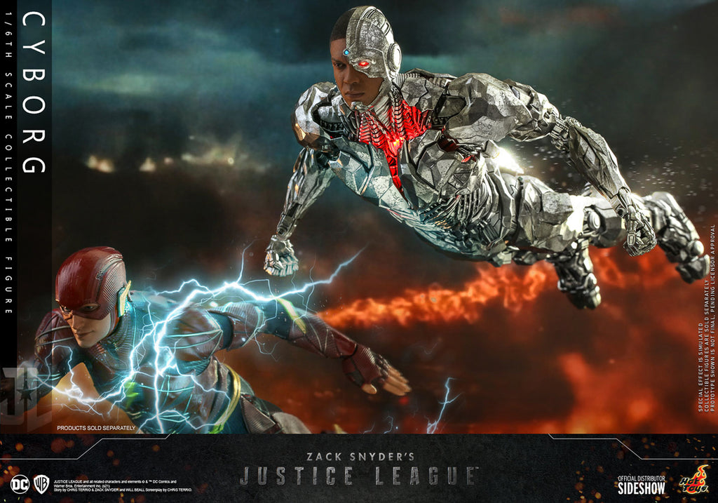 Figura Cyborg - Liga da Justiça de Zack Snyder - Sixth Scale - Hot Toys