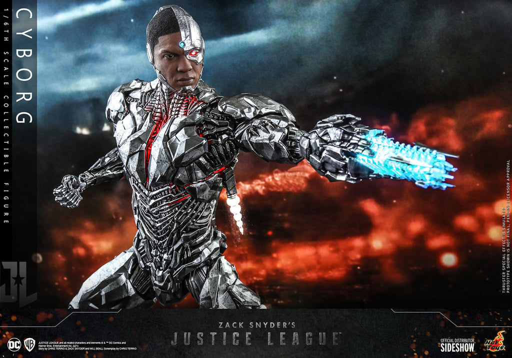 Figura Cyborg - Liga da Justiça de Zack Snyder - Sixth Scale - Hot Toys