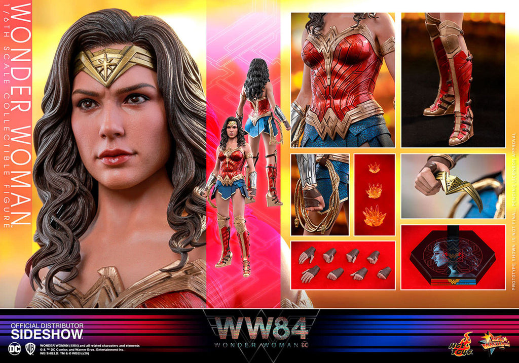 Figura Mulher Maravilha - Mulher Maravilha 1984 - Sixth Scale - Hot Toys