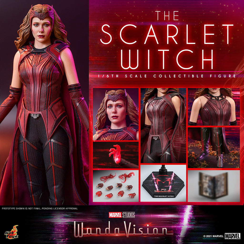 Figura Feiticeira Escarlate - WandaVision - Sixth Scale - Hot Toys