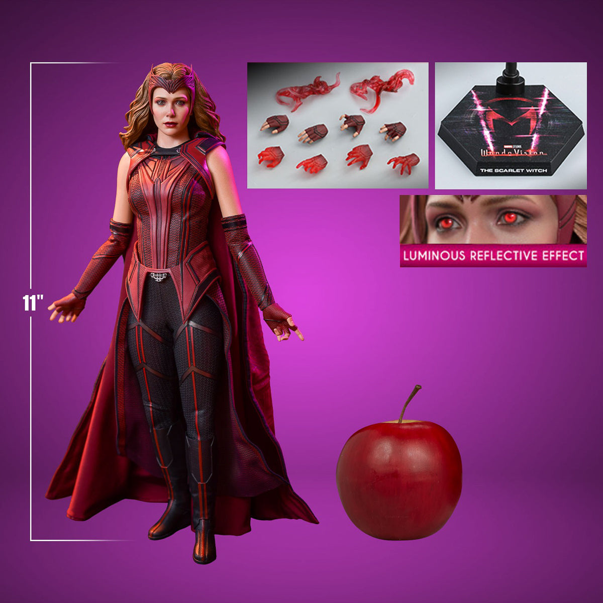 WandaVision スカーレット・ウィッチ フィギュア Figura Feiticeira Escarlate - WandaVision - Sixth Scale - Hot Toys