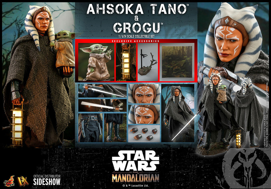 Ahsoka Tano and Grogu - The Mandalorian - Sixth Scale - Hot Toys