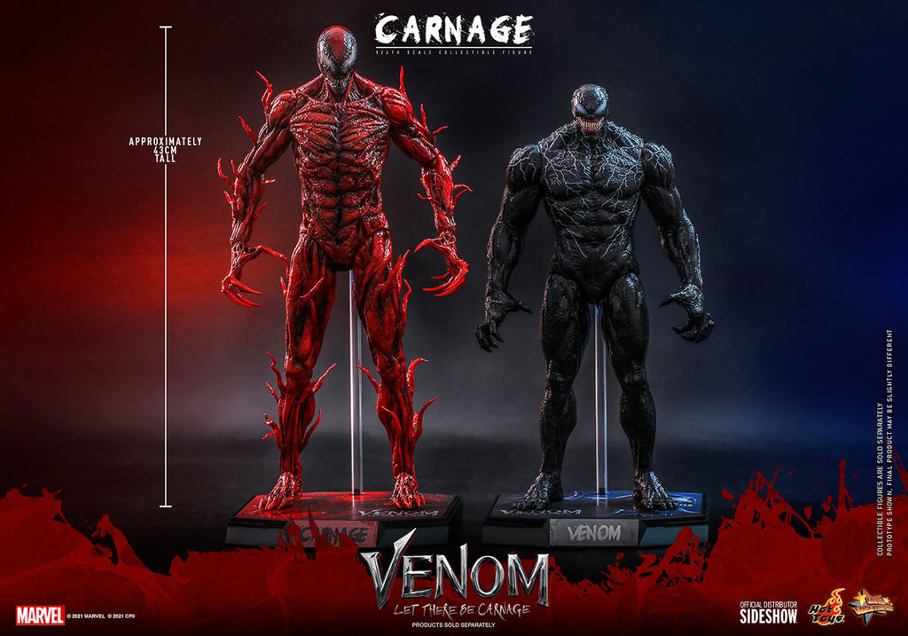 Figura Carnificina Deluxe - Venom 2 Tempo de Carnificina - Sixth Scale - Hot Toys
