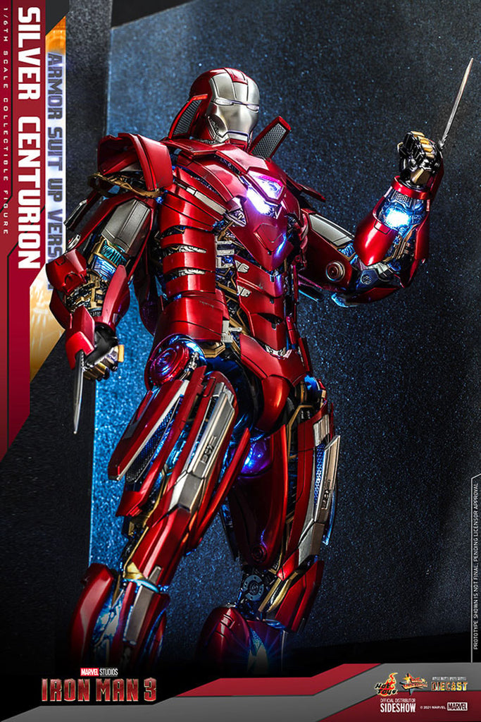 Figura Silver Centurion Suit Up Version - Marvel - Sixth Scale - Hot Toys