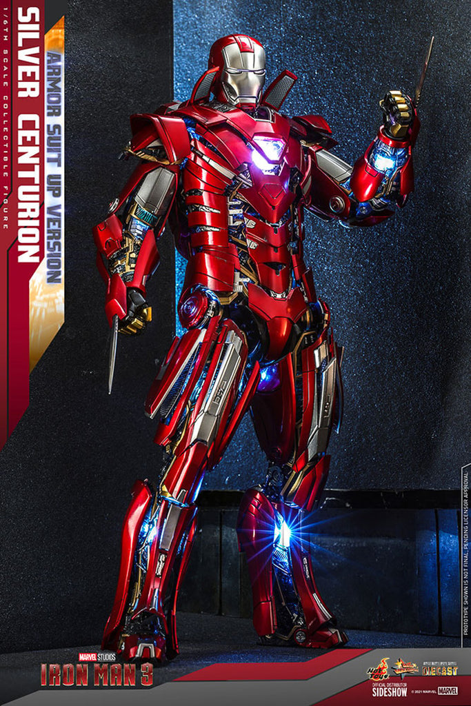 Figura Silver Centurion Suit Up Version - Marvel - Sixth Scale - Hot Toys