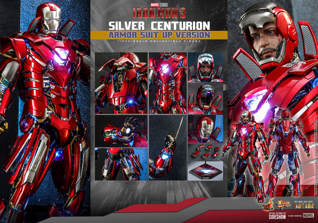 Figura Silver Centurion Suit Up Version - Marvel - Sixth Scale - Hot Toys