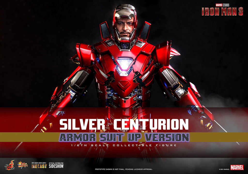 Figura Silver Centurion Suit Up Version - Marvel - Sixth Scale - Hot Toys