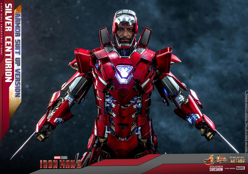 Figura Silver Centurion Suit Up Version - Marvel - Sixth Scale - Hot Toys