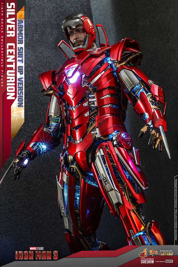 Figura Silver Centurion Suit Up Version - Marvel - Sixth Scale - Hot Toys