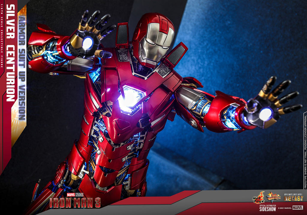 Figura Silver Centurion Suit Up Version - Marvel - Sixth Scale - Hot Toys