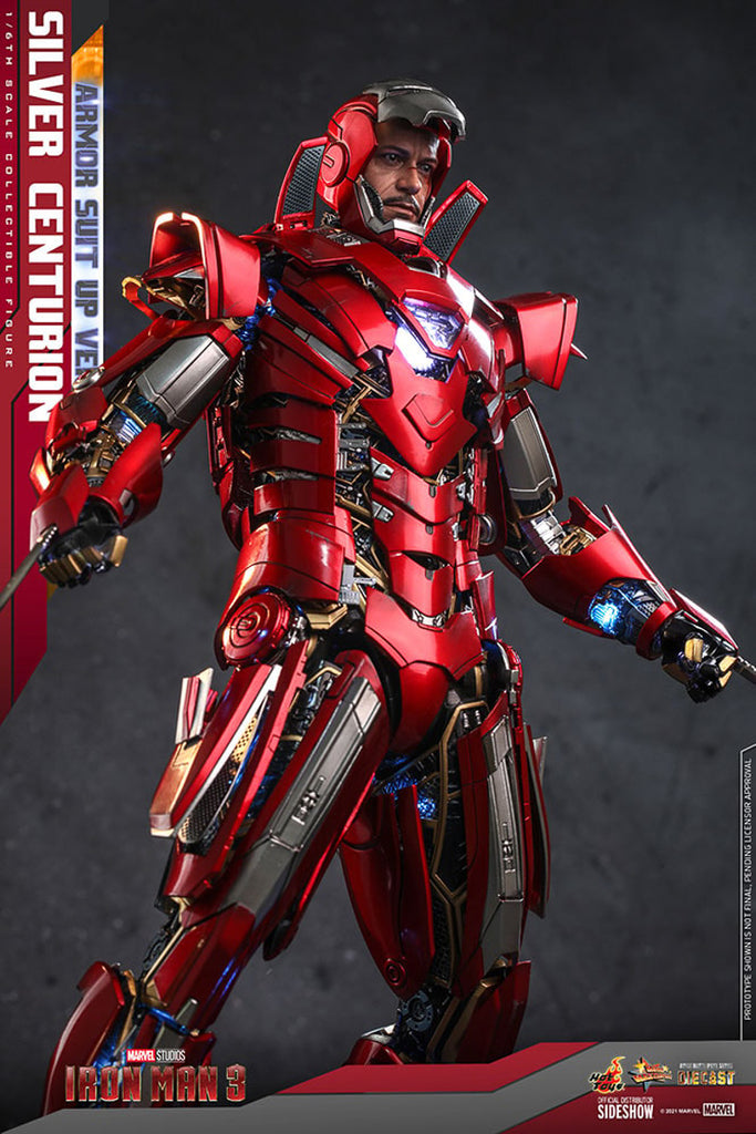 Figura Silver Centurion Suit Up Version - Marvel - Sixth Scale - Hot Toys
