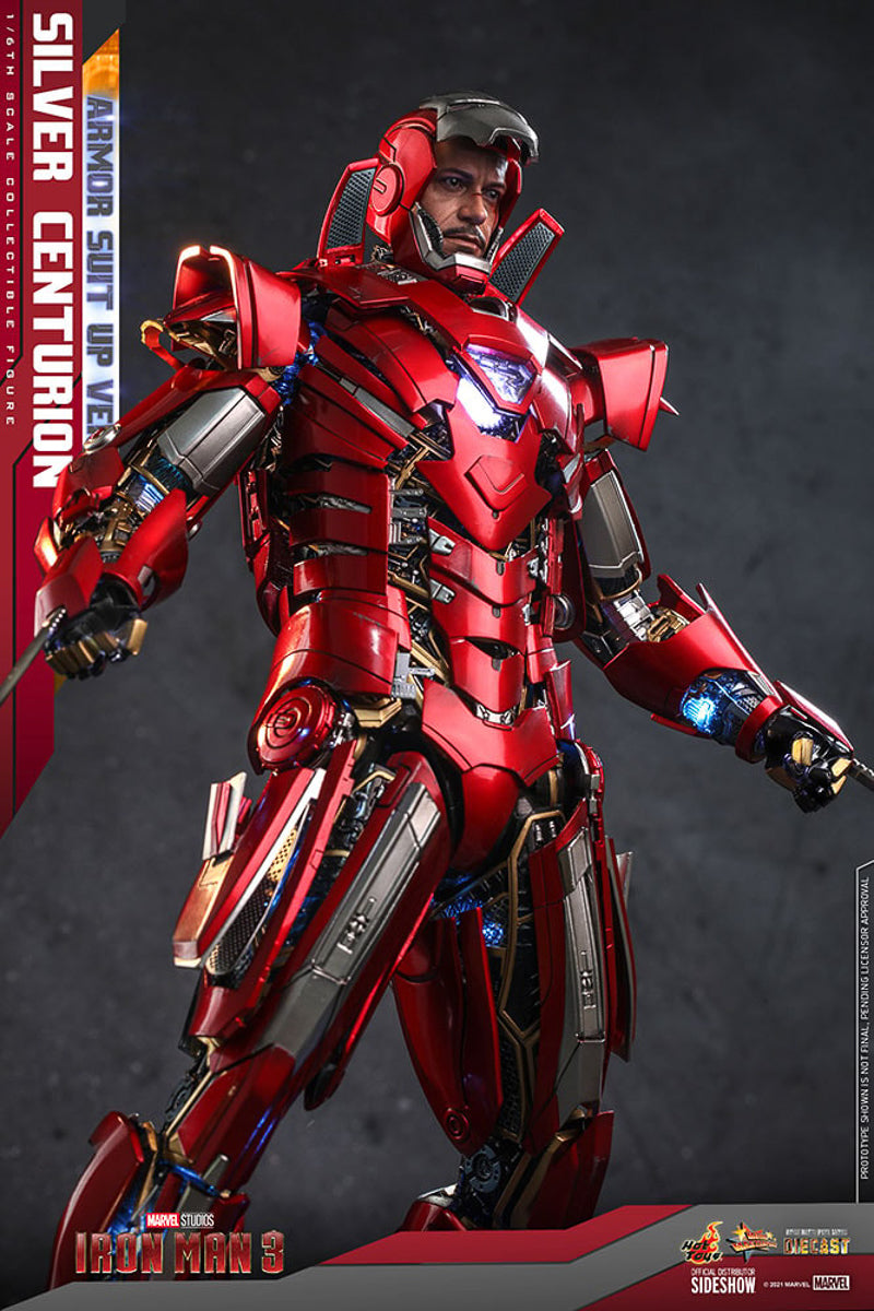 Figura Silver Centurion Suit Up Version - Marvel - Sixth Scale - Hot Toys