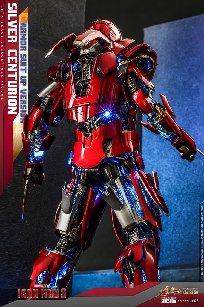 Figura Silver Centurion Suit Up Version - Marvel - Sixth Scale - Hot Toys