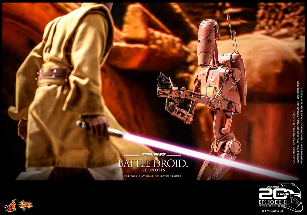 Figura Battle Droid Geonosis - Star Wars - Sixth Scale - Hot Toys