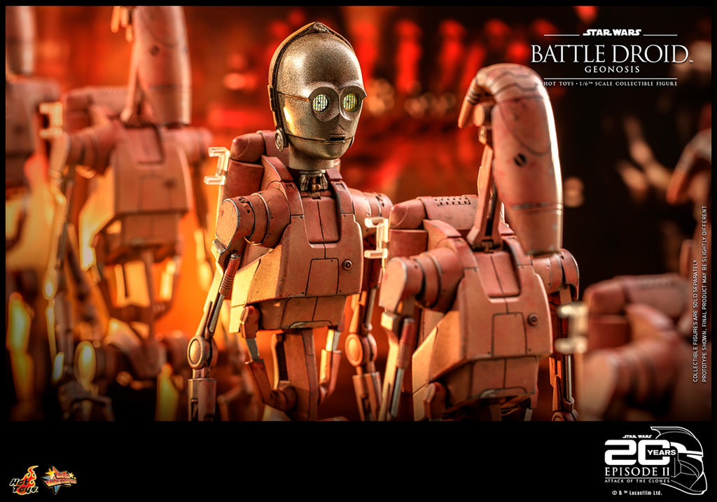 Figura Battle Droid Geonosis - Star Wars - Sixth Scale - Hot Toys