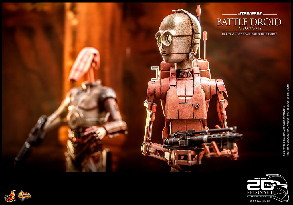 Figura Battle Droid Geonosis - Star Wars - Sixth Scale - Hot Toys