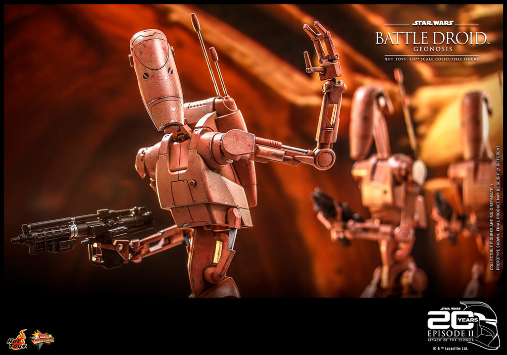 Figura Battle Droid Geonosis - Star Wars - Sixth Scale - Hot Toys