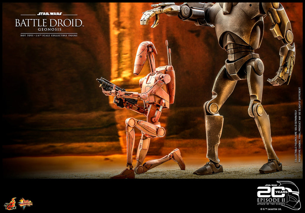 Figura Battle Droid Geonosis - Star Wars - Sixth Scale - Hot Toys