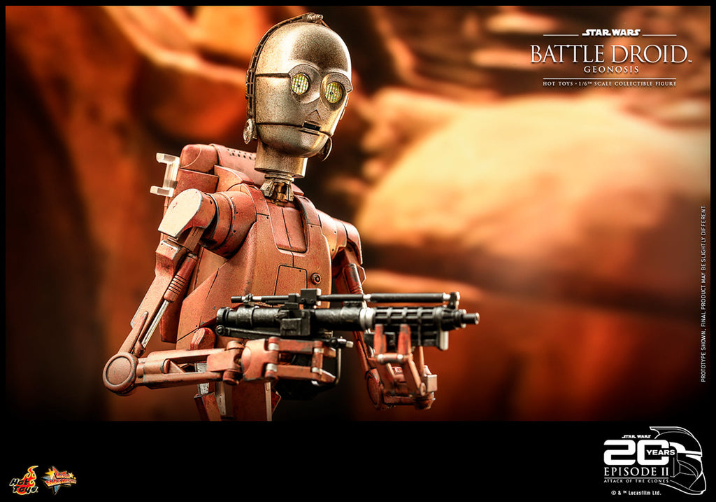 Figura Battle Droid Geonosis - Star Wars - Sixth Scale - Hot Toys
