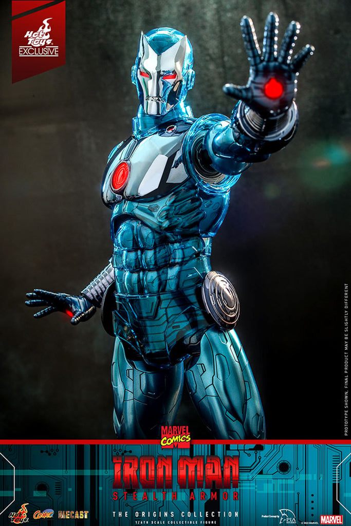 Figura Homem de Ferro Stealth Armor - Marvel - Sixth Scale - Hot Toys